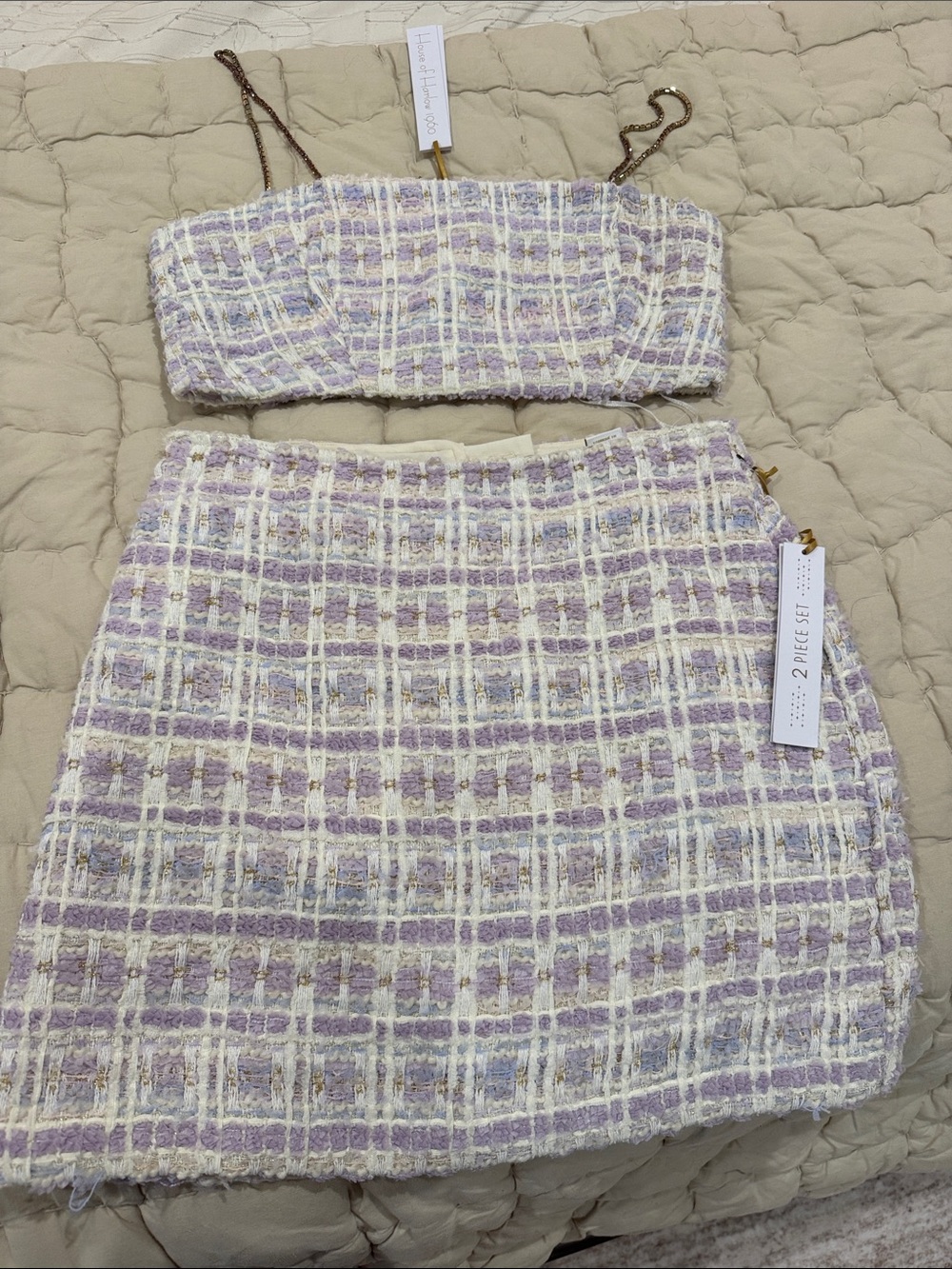 House of Harlow skirt set